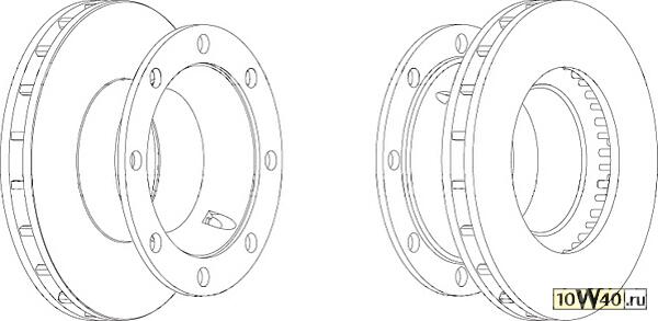 диск тормозной задн.вентил 377 / 230x45 / 159.5 8n-275-23\bpw sb3745
