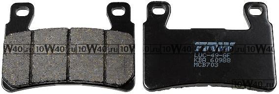 колодки тормозные дисковые передн honda: cb 1300 01-02, cb 1300 03-10, hyosung: gd 125 12-, st 700 1