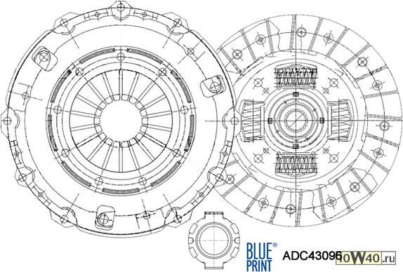 к-кт сцепления\ mitsubishi galant / outlander / space wagon 2.4i 97-04