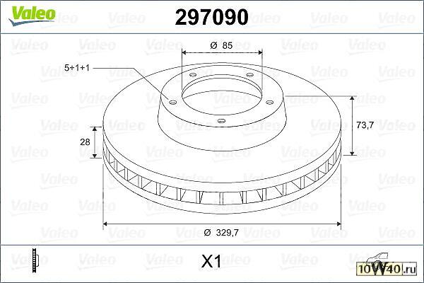диск торм.volkswagen touareg 00-06 volkswagen touareg i