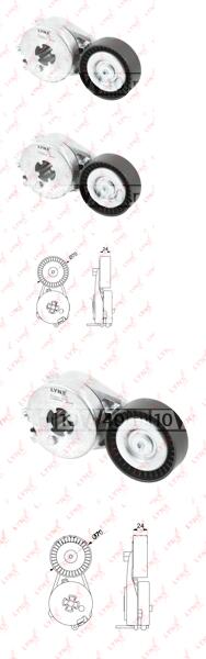 Натяжитель / приводной подходит для AUDI A4 1.8-2.0 07-15 / A5 1.8-2.0- 07 / Q5 2.0 08, VW Amarok 2.0 10 / Transporter V 2.0 11-15 PT-3214