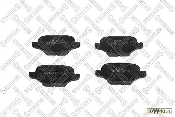 738 000-sx 727 00 колодки дисковые з.\ fiat punto II 1.8i 16v 130 hgt 99> / doblo 1.2i / 1.9d / jtd 02>