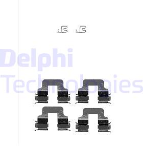 ремк-т торм.колодок зад.  Alfa Romeo 147 1.9JTD, Opel Astra 1.4/1.6 05>