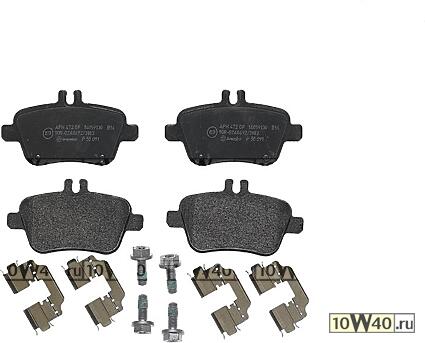 КОЛОДКИ ТОРМОЗНЫЕ ДИСКОВЫЕ MERCEDES-BENZ A-CLASS (W176) A 220 4-matic (176.047) 2014-2018