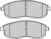 колодки дисковые передние\ nissan 200sx / maxima 1.8t / 2.0 / 3.0i 88-00