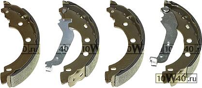 колодки тормозные барабанные задн. nissan kubistar (x76) 08 / 03-10 / 09 / nissan kubistar box (x80) 08 /