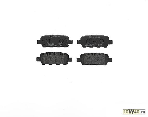 КОЛОДКИ ТОРМОЗНЫЕ ДИСКОВЫЕ К-Т INFINITI EX 09/07- / INFINITI FX 07/08- / INFINITI FX 09/02-12/08 /