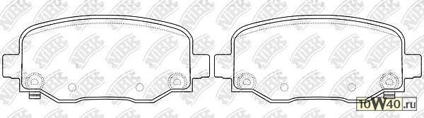 Колодки тормозные дисковые