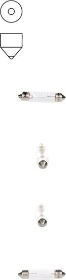 лампа накаливания 12v 10w eco sv8.5-8\