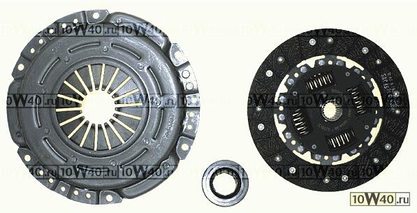 Сцепление к-т VOLVO 240740940 2.0-2.3 83-98 3000 124 007_к-кт сцепления! Volvo 240740940 2.02