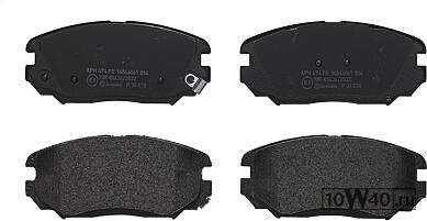 КОЛОДКИ ТОРМОЗНЫЕ ДИСКОВЫЕ  GRANDEUR (TG) 06/03-06/12 /  SONATA V (NF) 08/04-11/14 / K