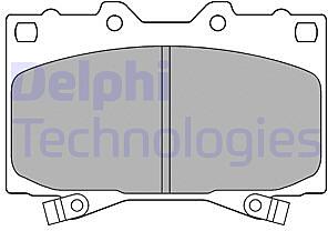 колодки дисковые п.  ToyotaLand Cruiser 100 4.7i 32V/4.2TD 98>