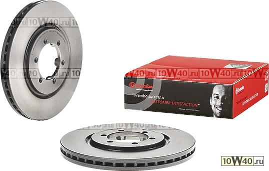 Диск торм. окраш. Fr S.Y. Rexton 02- (+ABS)