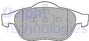 Колодки тормозные RENAULT LAGUNA 01-/SCENIC 03- передние