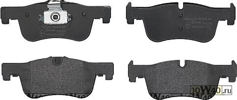 P06078 колодки дисковые передние!/ BMW F20/F21 1.4/1.6/1.4D-1.8D 10