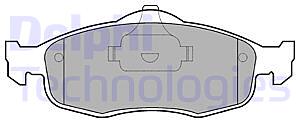 Колодки тормозные FORD SCORPIO 2.5T/2.9 94-98/MONDEO 92-/96-00 без датч.передние
