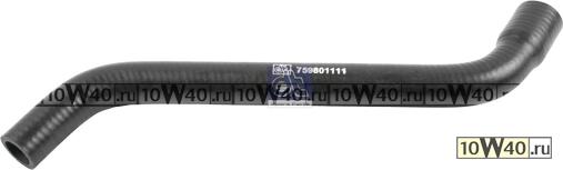 Патрубок системы охлаждения резиновый