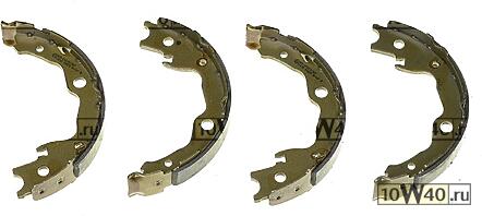 КОЛОДКИ ТОРМОЗНЫЕ БАРАБАННЫЕ TOYOTA YARIS (_P21_, _PA1_, _PH1_) 1.6 GR 4WD (GXPA16) 2020-