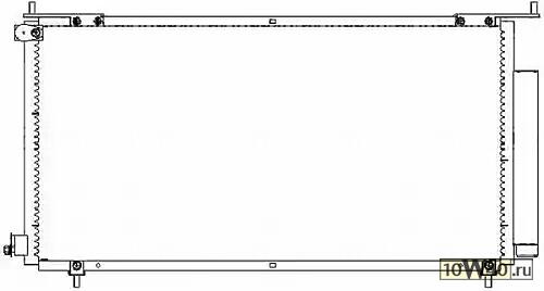 Конденсер HONDA CR-V 2.0/2.4 02-
