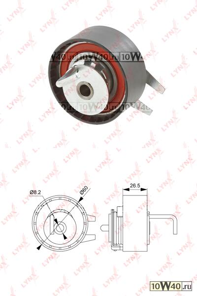 ролик натяжной / грм land rover discovery IIi-iv 2.7d-3.0d 04> / range rover IV 3.0d 12> / range rov