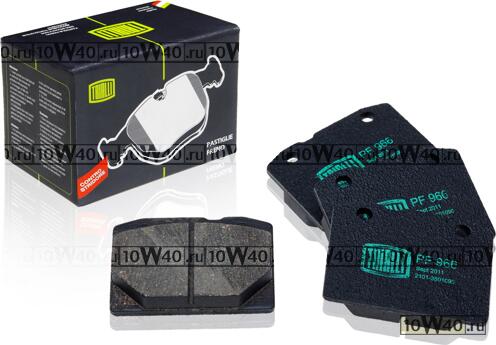 колодки торм. для а / м лада 2107 диск. перед. (pf 966)