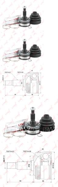 шрус наружный к-кт abs, 20228\ mb w638 vito 2.2cdi 99>