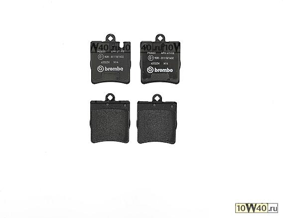 Колодки тормозные дисковые задн, MERCEDES-BENZ: C-CLASS C 180 Kompressor/C 200 CDI/C 200 CDI/C 200 C