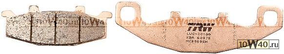 колодки тормозные дисковые передн kawasaki: zrx 400 94-95, er-5 500 97-00, gpz 500 87-93, kle 500 91