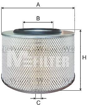 фильтр возд. 243-328 / 161 \mb
