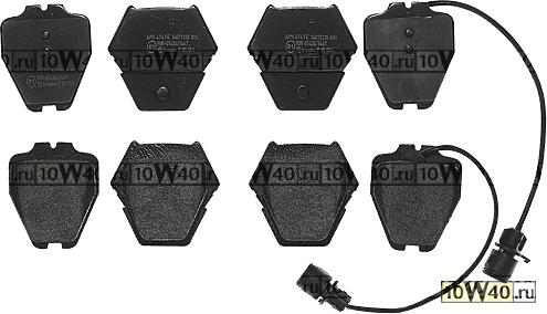 КОЛОДКИ ТОРМОЗНЫЕ ДИСКОВЫЕ AUDI A8 D2 (4D2, 4D8) S8 quattro 1999-2002