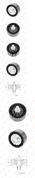 ролик натяжителя ремня\ iveco daily 99-12, fiat ducato 244 / 250 2.0 / 2.3 / 2.8 d / jtd 02>