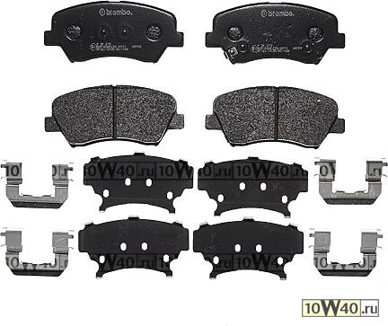 Колодки тормозные дисковые передн, : VELOSTER 11-, i30 11-/13-, i30 CW 12- : CEED 12-, CEED Sportswagon 12-, CERATO KOUP 09-/13-, CERATO 12-, PRO CEED 13-