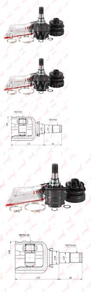 ШРУС внутренний подходит для TOYOTA Auris(E15/8) 1.3-1.6 07 / Avensis(T22/5) 1.6-1.8 97-08 / Corolla(E12-8) 1.3-1.6 01 CI-3718