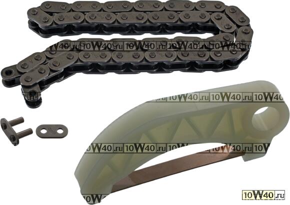 Планка успокоителя, цепь привода-масляной насос