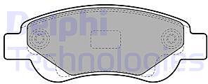 колодки дисковые п.\ citroen c1, peugeot 107 1.0 / 1.4hdi 05>