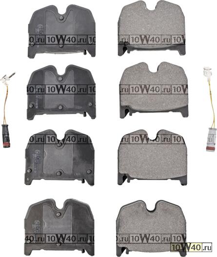 Колодки тормозные дисковые MERCEDES W220/221/C215/C219/R230 AMG 01- передние
