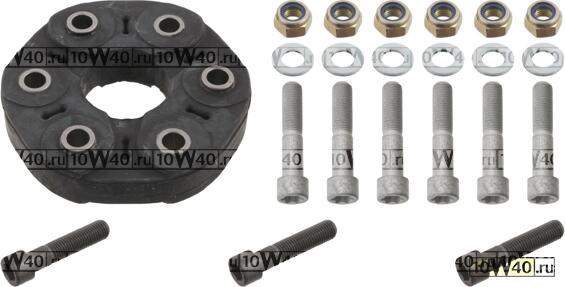 муфта кардана к-кт с болтами и гайками\ mb w202 / w203 / w210 / w220 / t202 / t203 93>