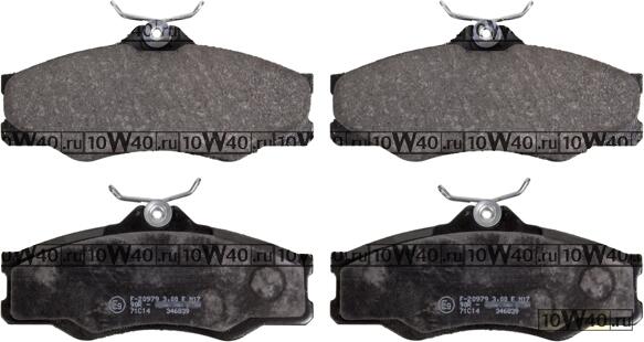КОЛОДКИ ПЕР VW T2 85-92