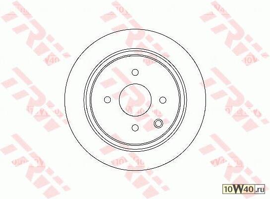 диск торм.зад.nissan tIIda 07-12 292x9