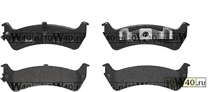 Комплект тормозных колодок FORD USA EXPLORER (U2) 4.0  All-wheel Drive Kw 150 10/99 - 04/03 R