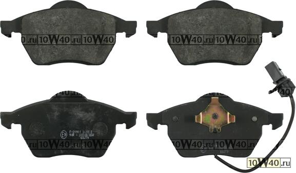 КОЛОДКИ ПЕР VW SHARAN/GALAXY/ALHAMBRA С ДАТ