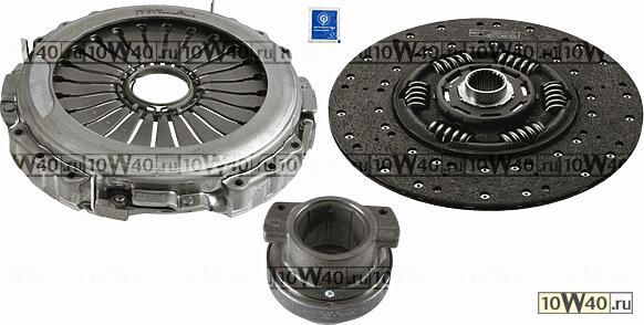 Комплект сцепления d=430 mm WGTZ 46x50-24N SCANIA P G R T 03.2004->
