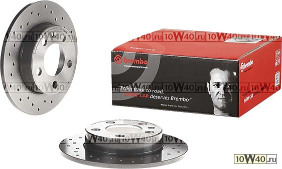 Диск тормозной задн, AUDI: A3 96-03, TT 98-06, SEAT: CORDOBA 02-, IBIZA IV 02-, IBIZA V 08-, LEON 99