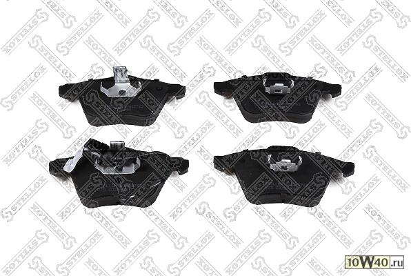 975 032b-sx колодки дисковые передние с антискрип. пластинами\ audi a3 berlina,sportback 3.2i 03>