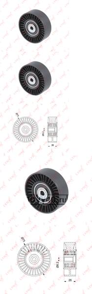РОЛИК НАТЯЖНОГО МЕХАНИЗМА ПРИВОДНОЙ, AUDI A4 2.7D-3.0D 04-12, A5 2.7D-3.0D 07-12, A6 2.7D-3.0D 04-11, A8 3.0D 03-10,