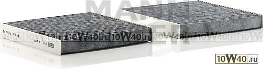 CUK19004 Фильтр салона BMW X3 F25 угольный (упак.2шт.)**** G