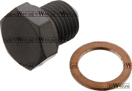 Болт поддона сливной M14x1.5mm (с уплотн. кольцом)