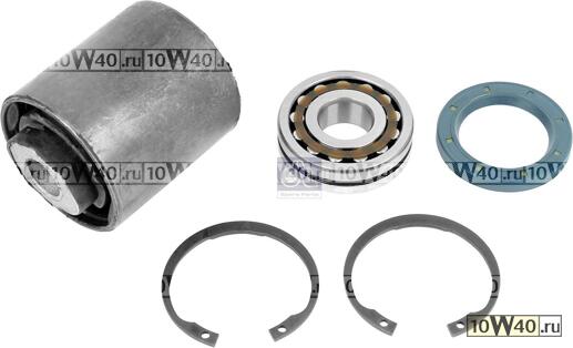 Ремкомплект подвески кабины (сайлентблок+подшипник+сальник и стопорные колца)