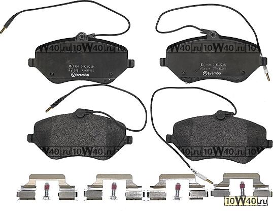 Колодки тормозные передние CITROEN C5 III, C6 / PEUGEOT 407, 607