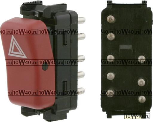 Код оригинала: 1248200110, <BR>Кнопка аварийного сигнала MB 190(W201)/W124/W202